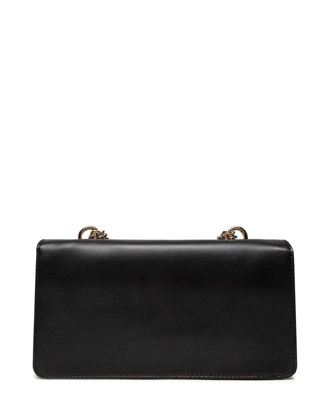 Love Moschino Black Heart Logo Small Shoulder Bag
