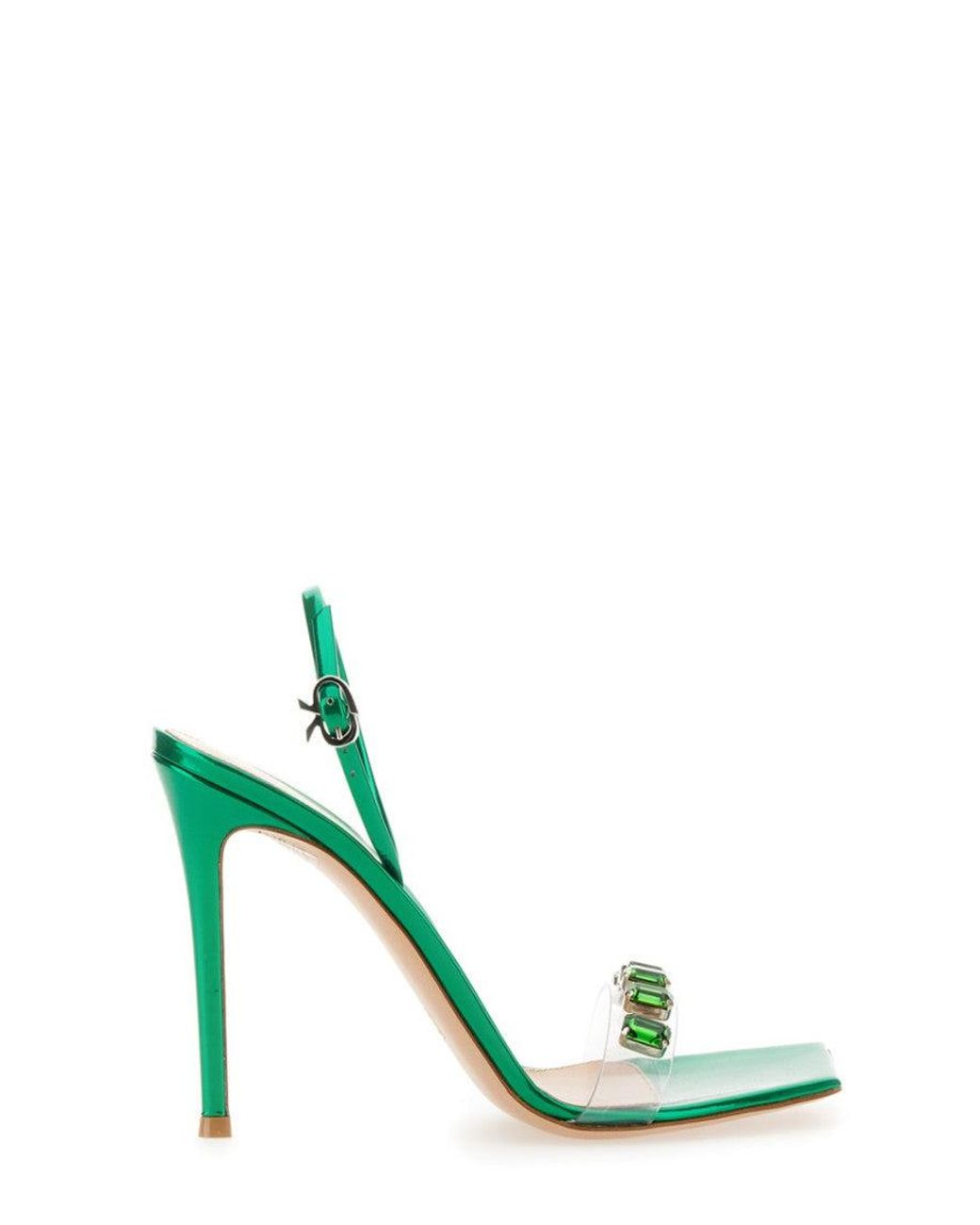 Gianvito Rossi Green Candy Ribbon Sandal