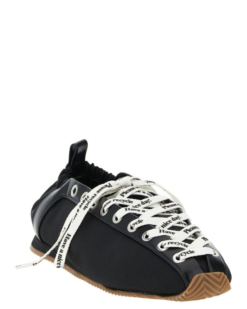 Ganni Black Sporty Ballet Sneakers