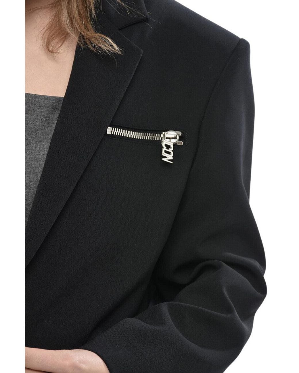 DSquared² Black Notched Lapel Blazer