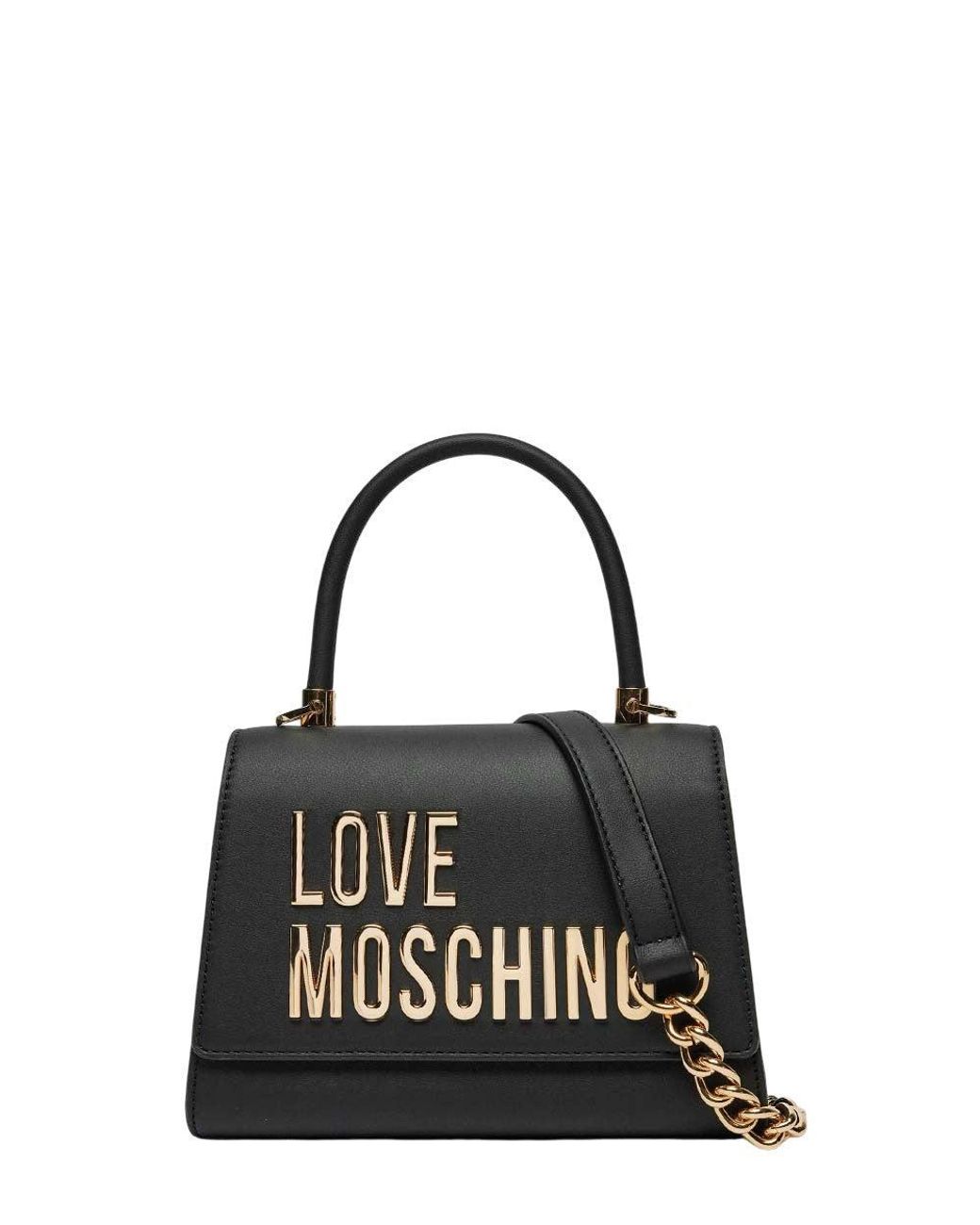 Love Moschino Black Logo Mini Satchel