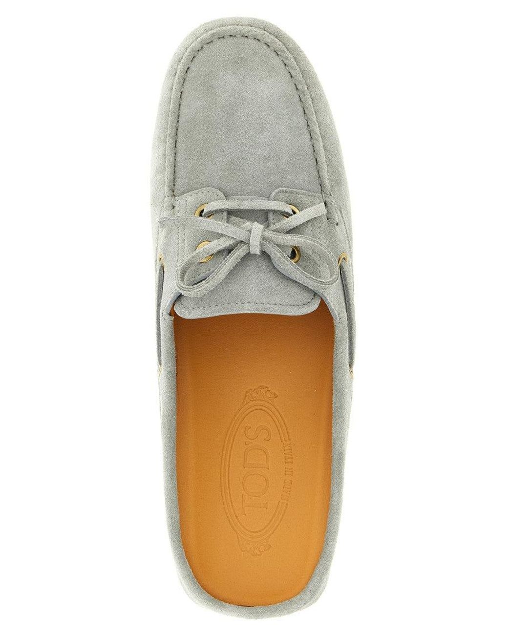 Tod's White Solid Loafers