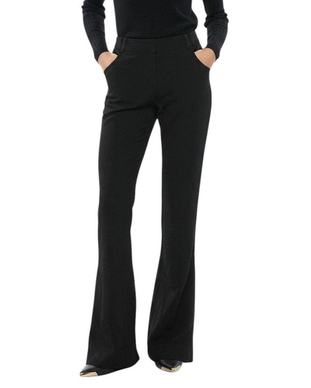 Balmain Black Flared Pants