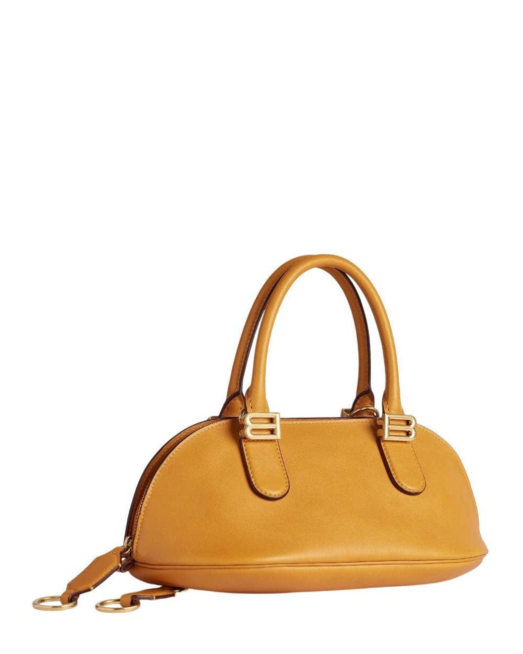Balenciaga Brown Mustard Bolero Mini Duffle Bag