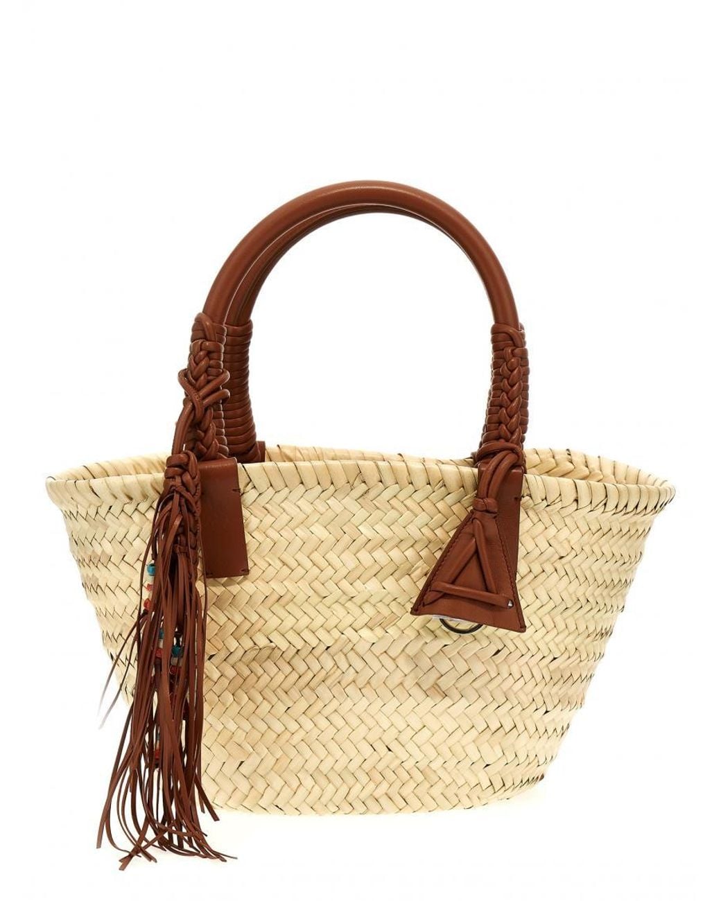 Alanui Metallic Icon Palm Leaf Small Handbag
