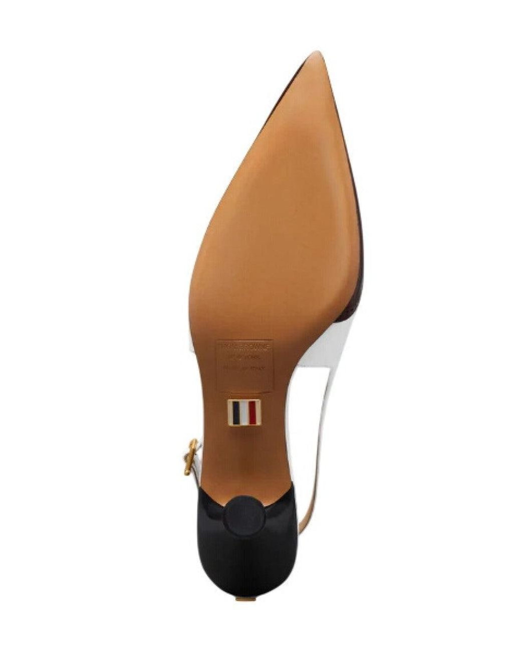 Thom Browne Black Slingback Pumps