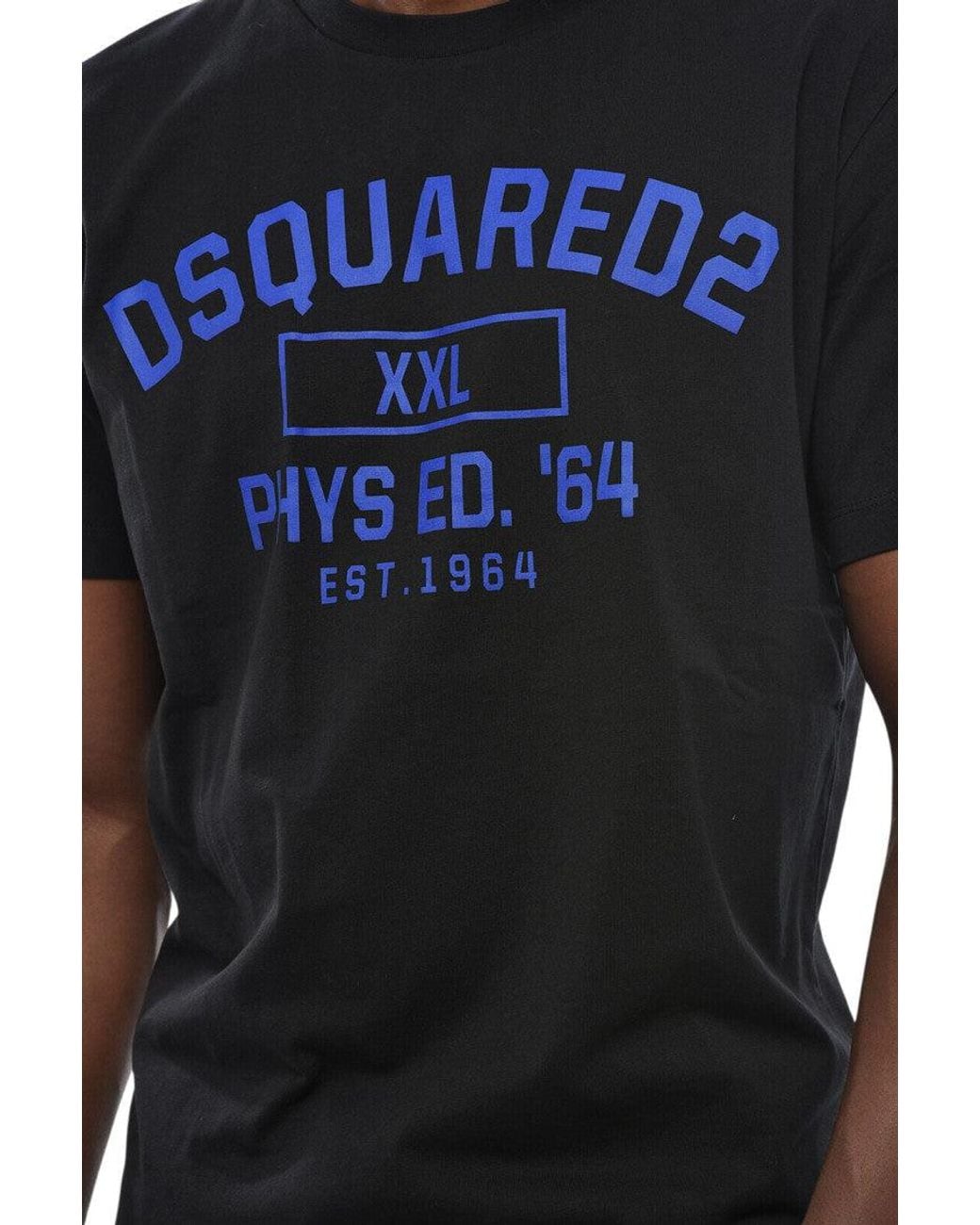 DSquared² Black Regular Logo T-Shirt for men