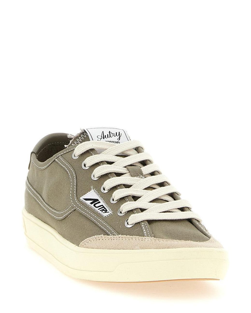 Autry Green Solid Collection Sneakers for men