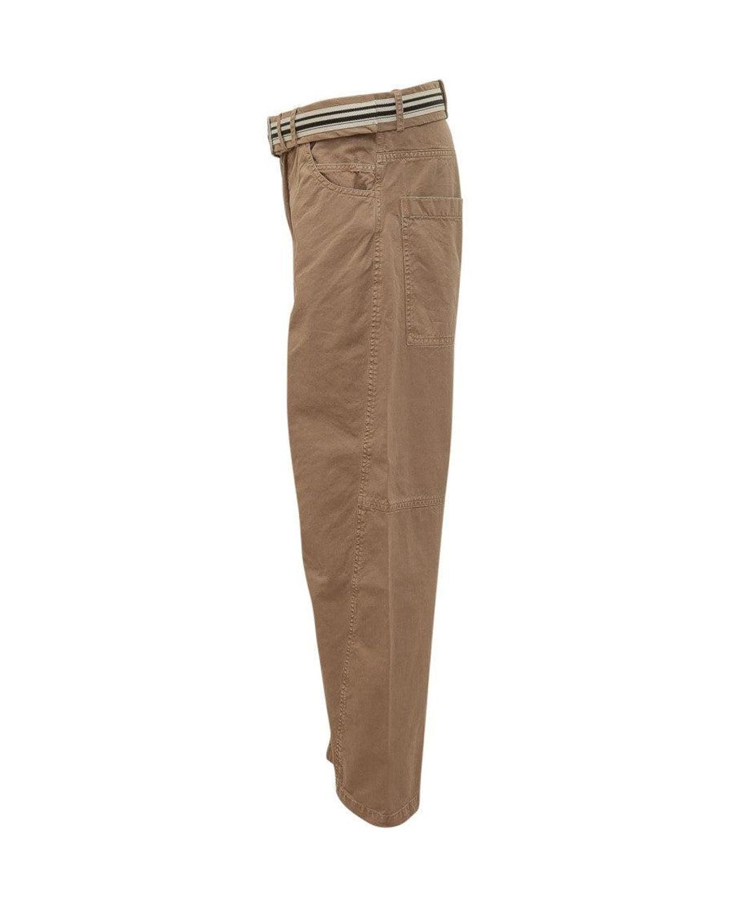 Mordecai Natural Regular Flat Front Pants for men