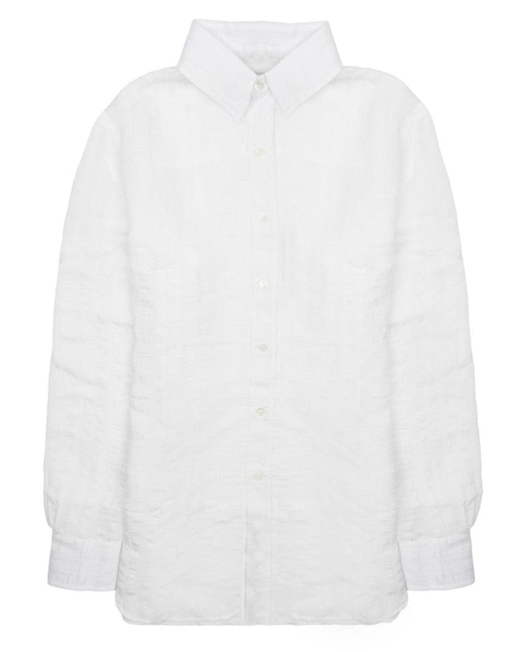 Department 5 White Regular Solid Shirt for men