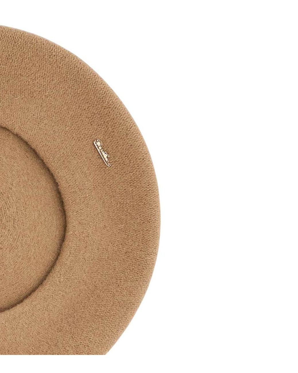 Borsalino Natural Textured Beret Hat