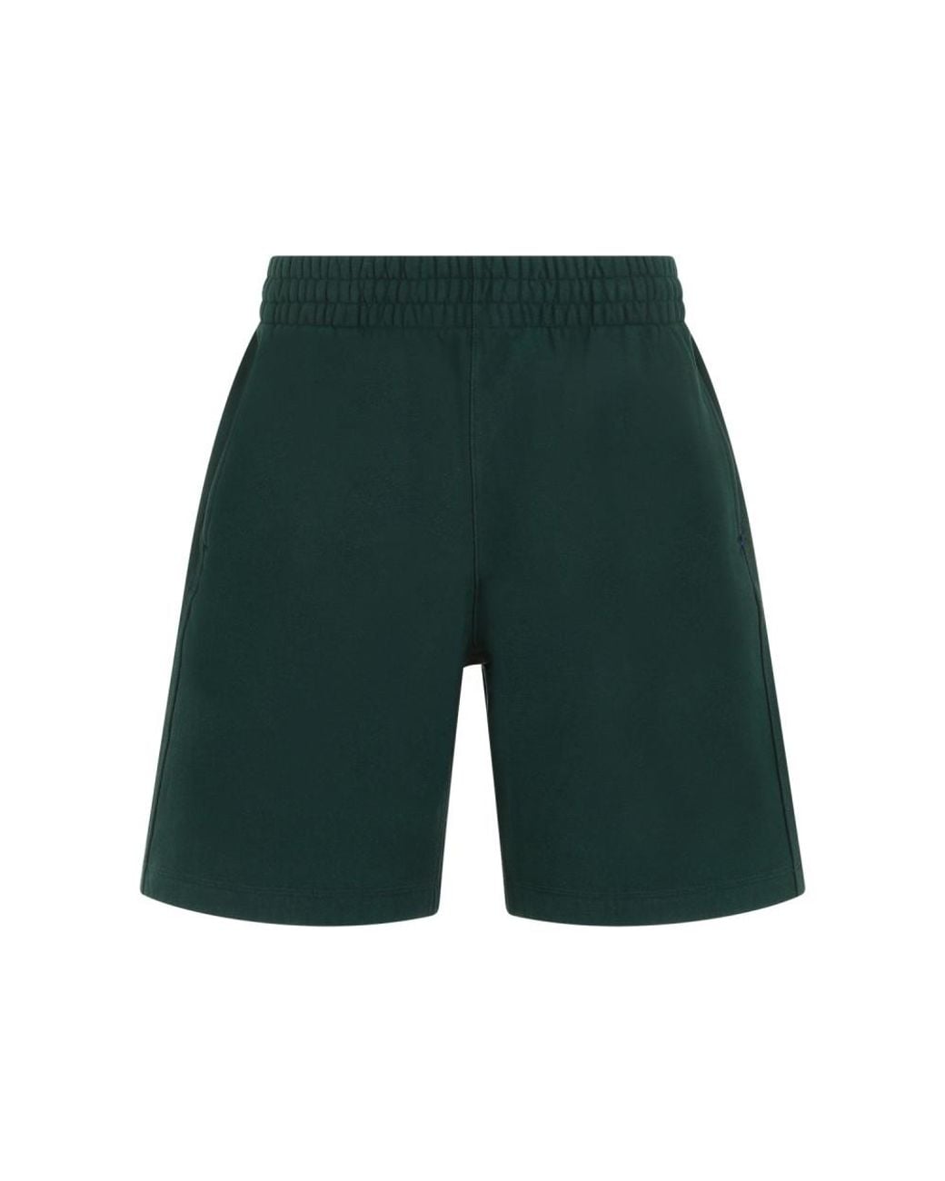 Burberry Green Relaxed Solid Shorts for men