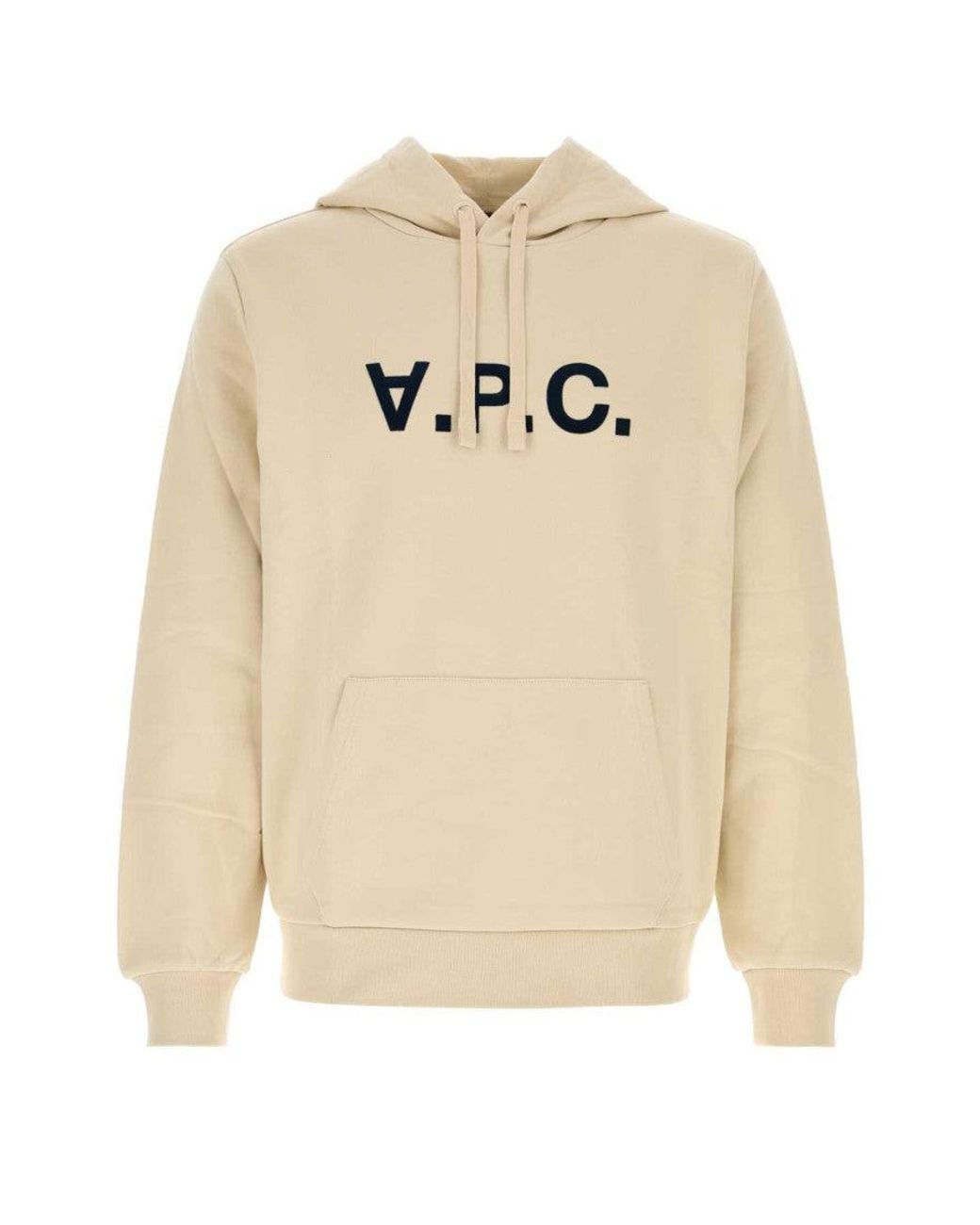 A.P.C. Natural Light Logo Hoodie for men