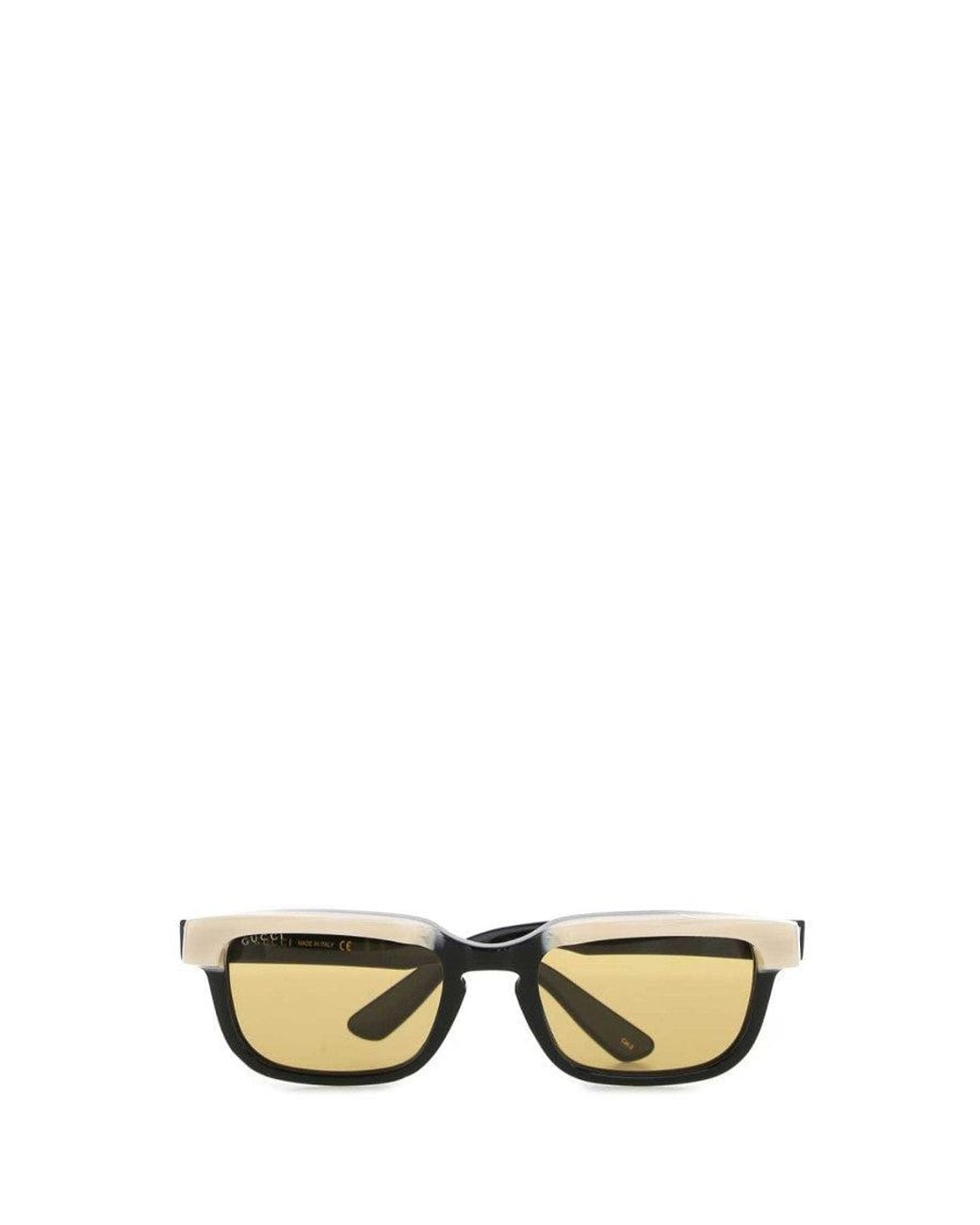 Gucci Black Rectangular Sunglasses for men