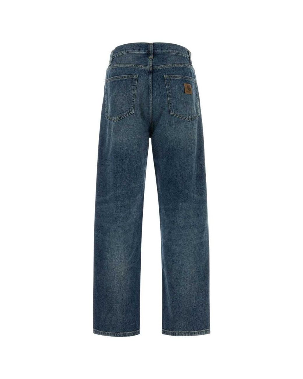 Carhartt Blue Mid Rise Jeans for men