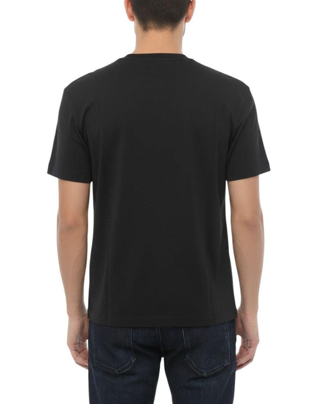 Neil Barrett Black Slim Crew Neck T-Shirt for men