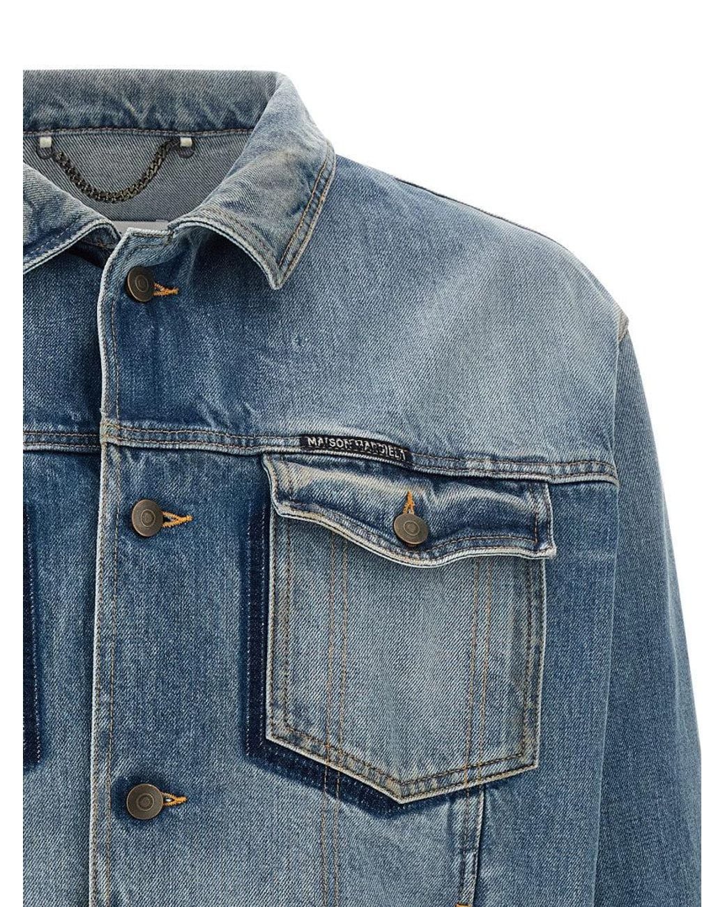 Maison Margiela Blue Light Denim Jacket for men