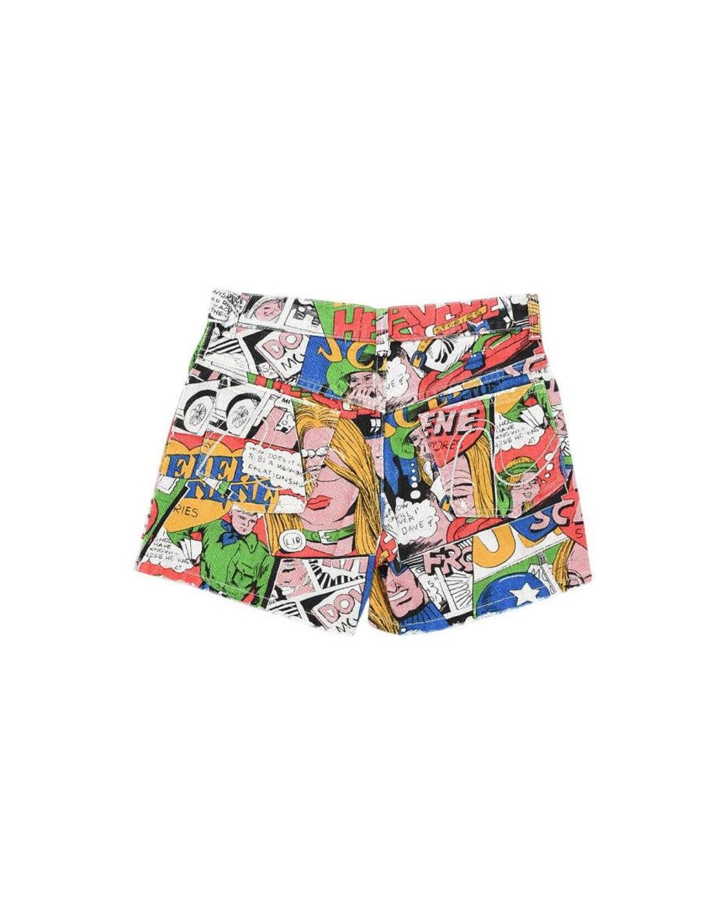 ERL Blue Printed Shorts