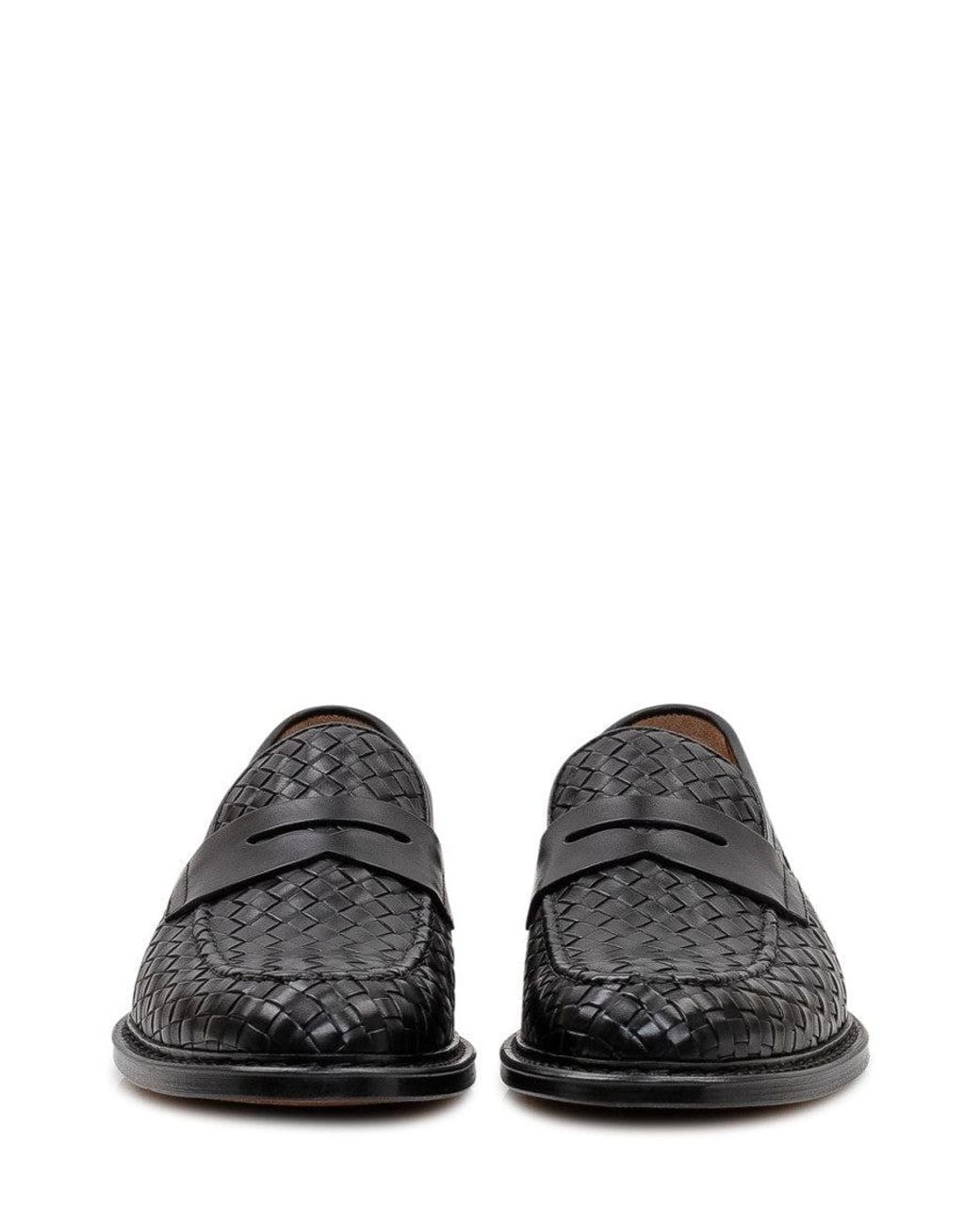Doucal's White Adler Leather Loafers for men