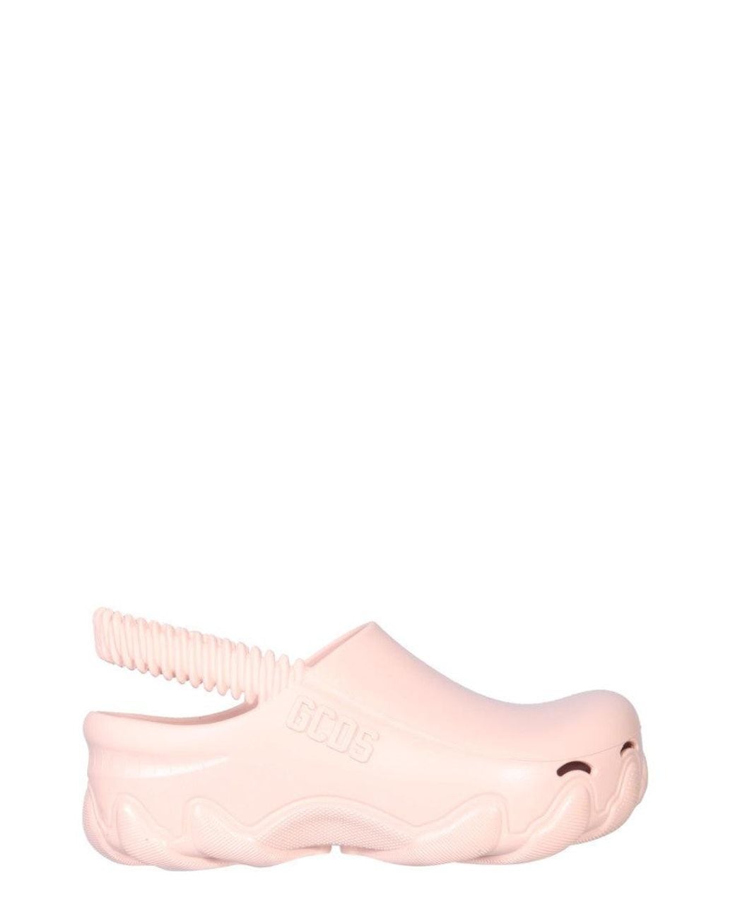 Gcds Pink Solid Baseboard Sandals for men