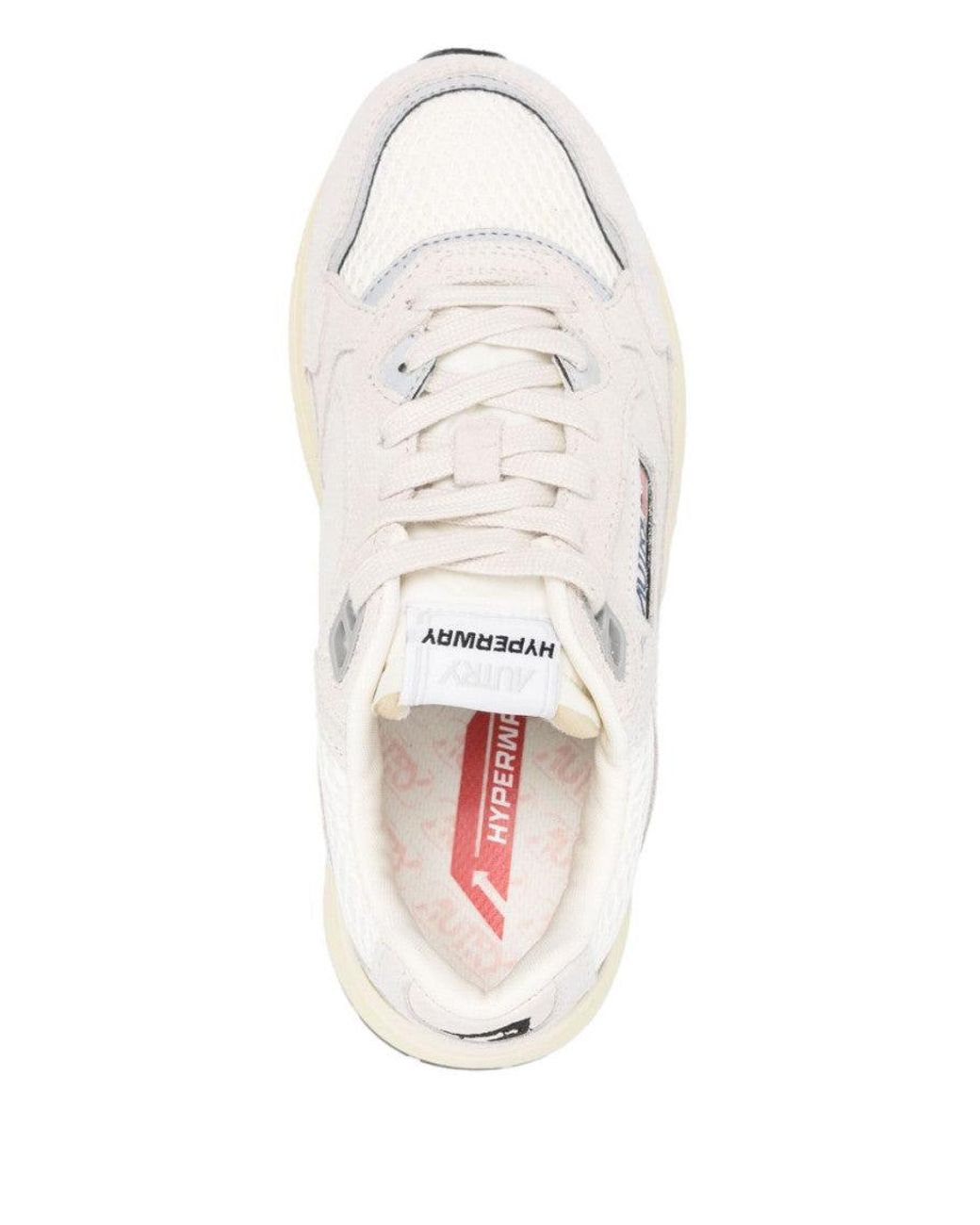 Autry White Hyperway Low Suede/Mesh
