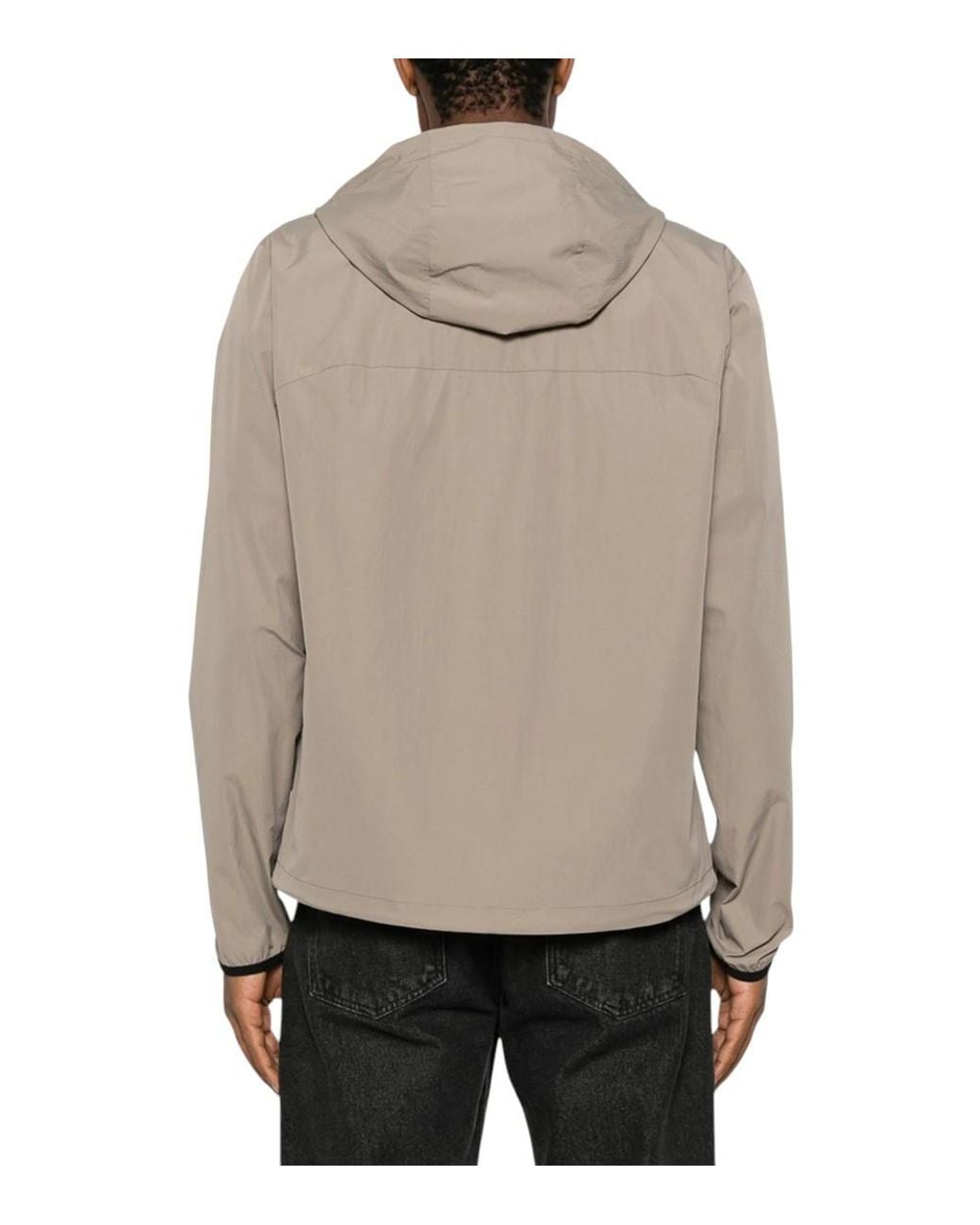 Boss Brown Logo Hood Jacket for men