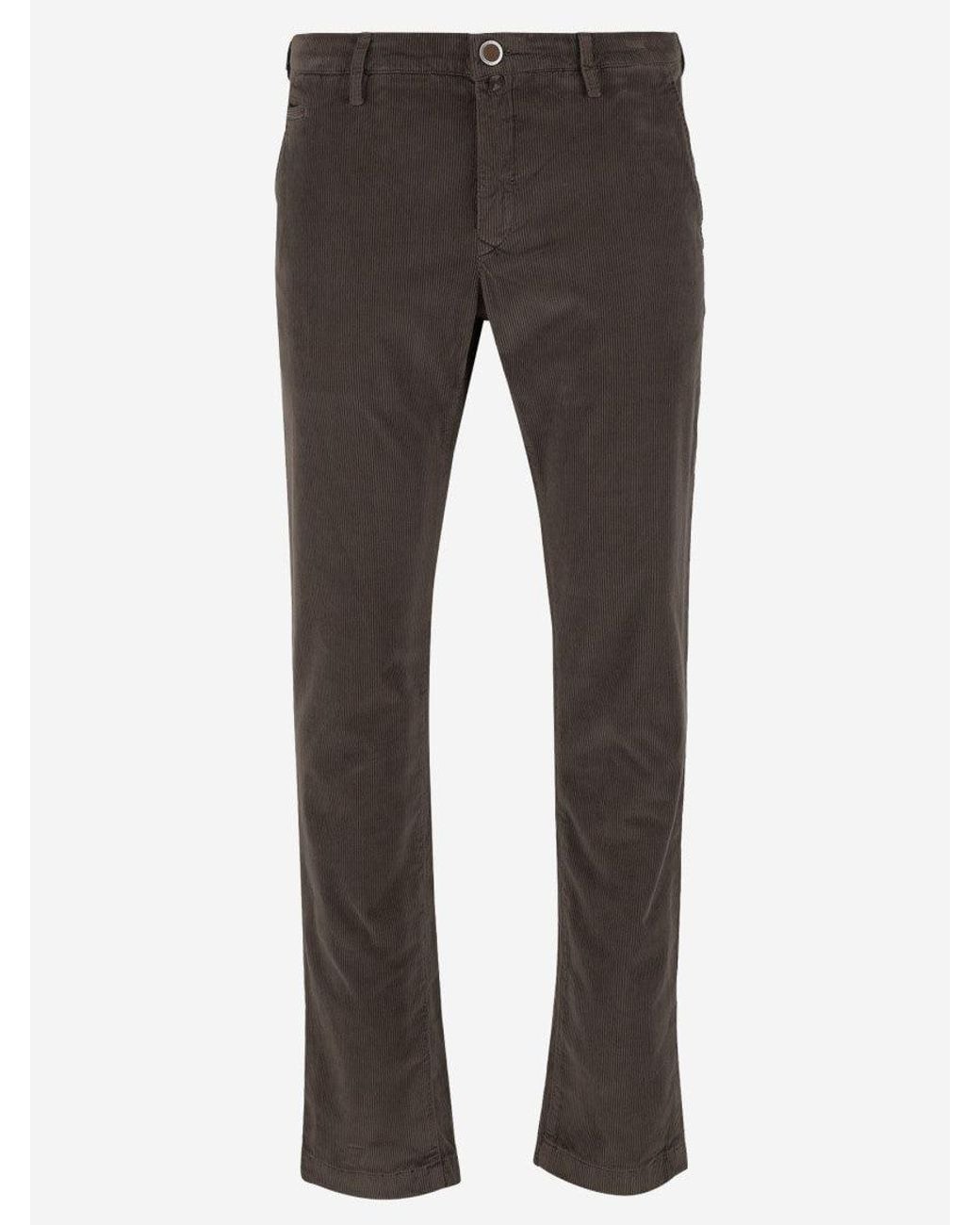 Jacob Cohen Gray Corduroy Pant for men