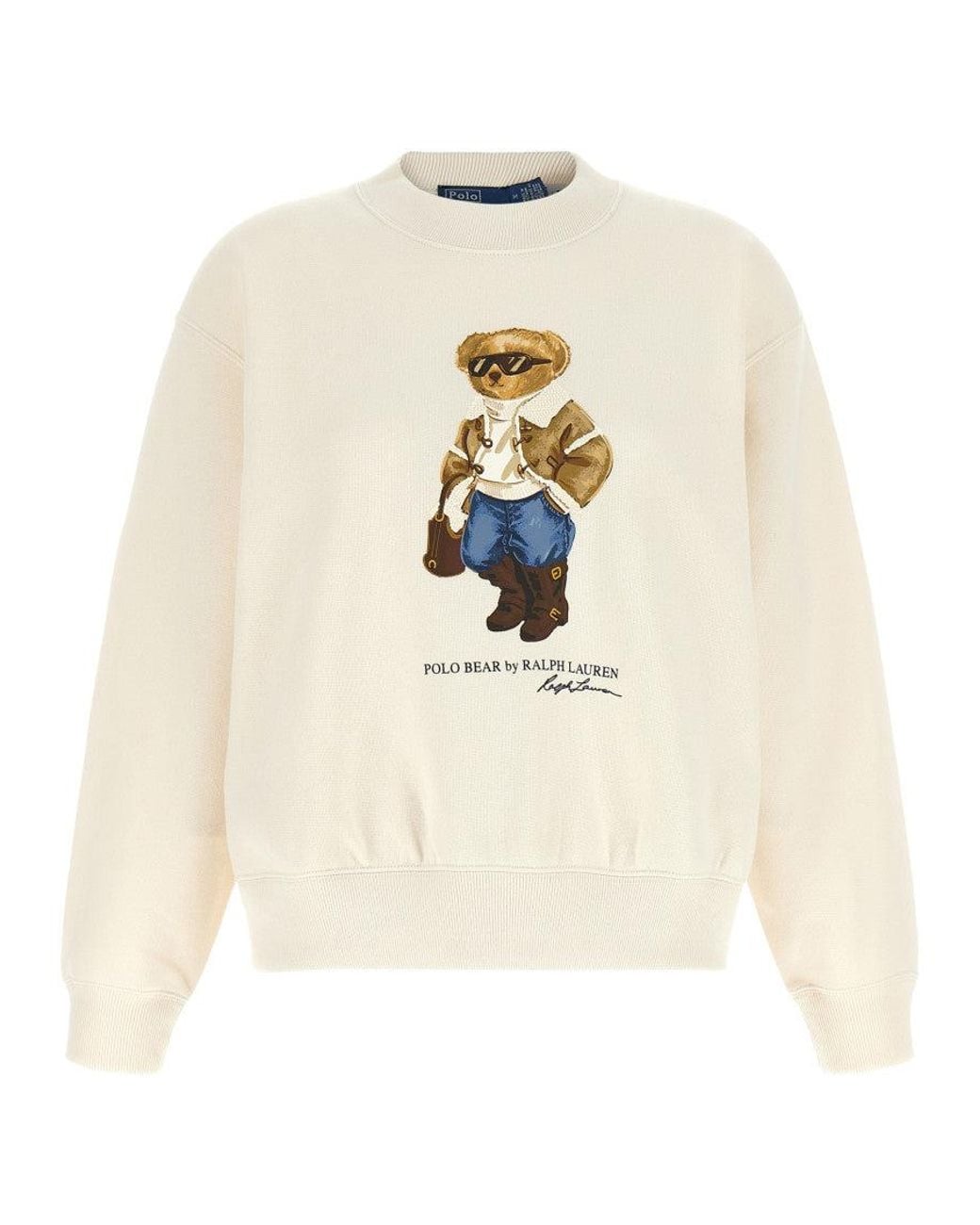 Polo Ralph Lauren White Graphic Sweatshirt