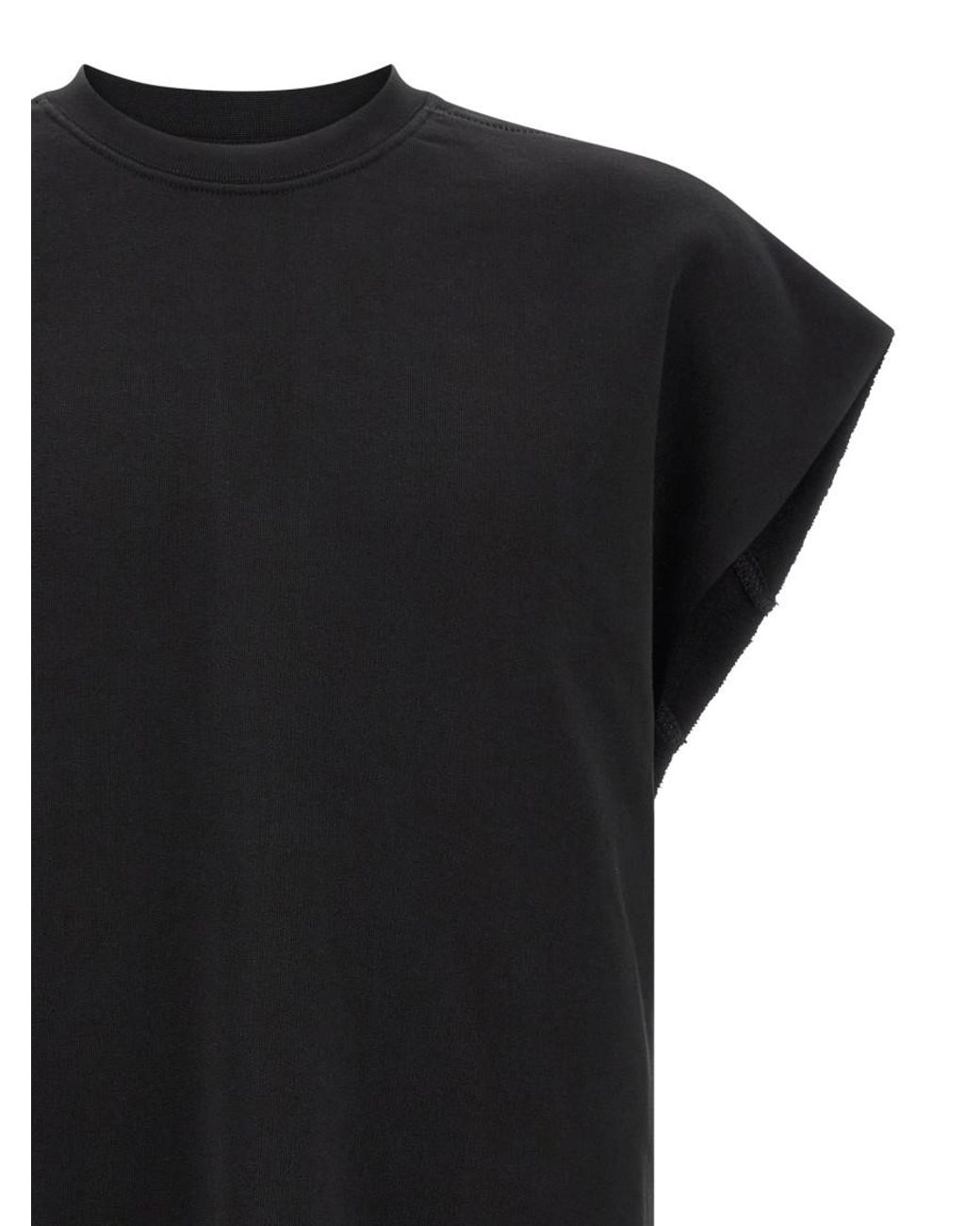 Thom Krom Black Solid Crew Neck Sweatshirt for men