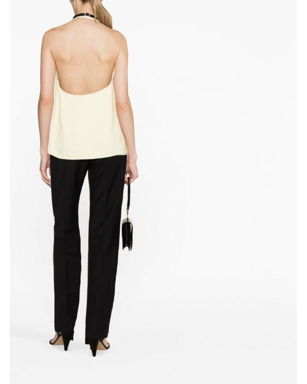Jil Sander Natural Light Halterneck Top