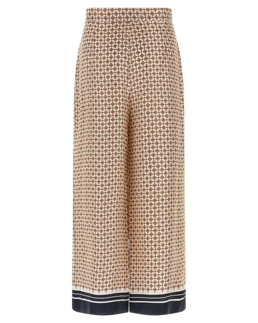 Max Mara Natural Straight Flat Front Pant