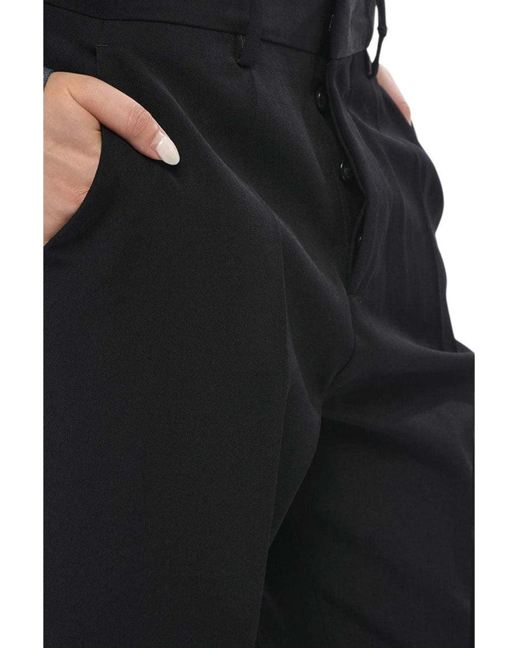 DSquared² Blue Tailored Flat Front Pants