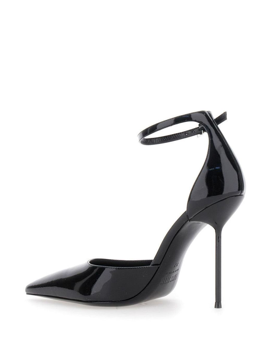 Paris Texas White Ankle Strap Pumps