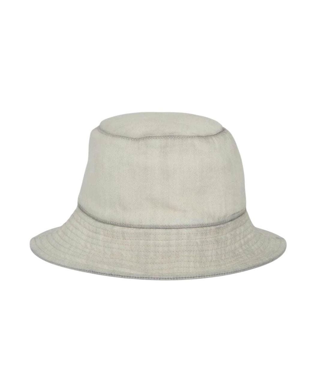Rick Owens White Off Gilligan Bucket Hat
