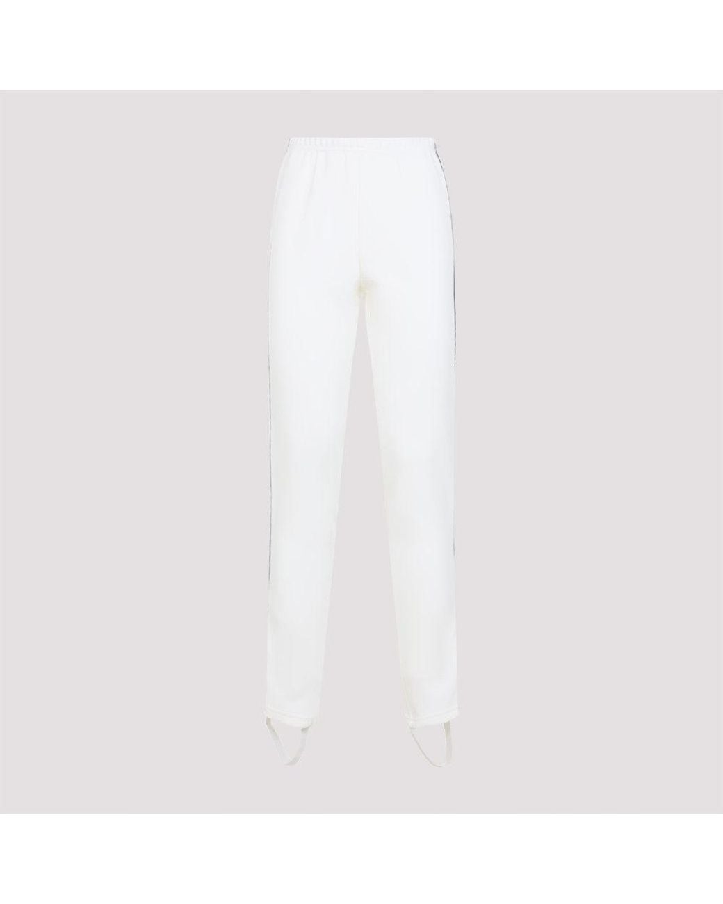 Prada White Slim-Fit Cotton Trouser