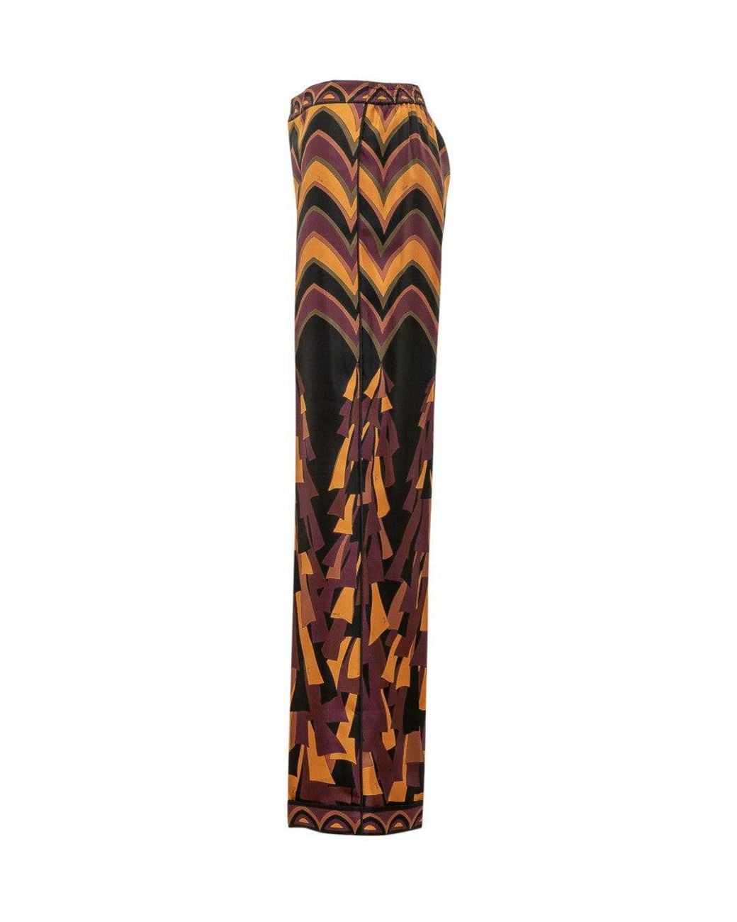 Emilio Pucci Orange Straight Flat Front Pants