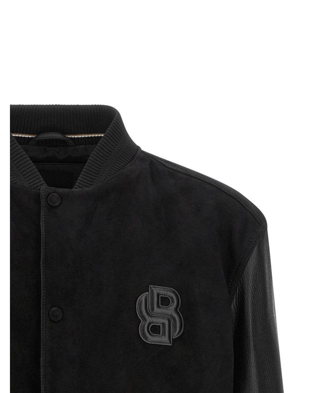 Boss Black Logo Bomber Jacket for men