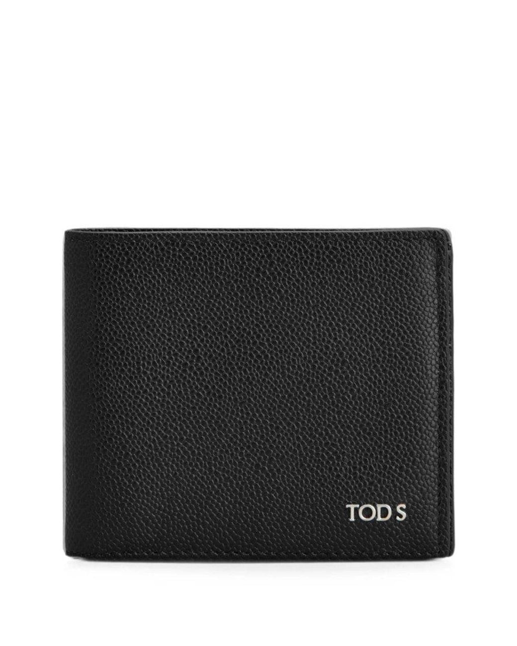 Tod's Black Logo Wallet for men