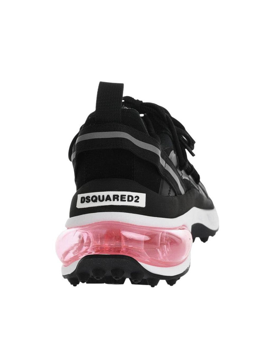 DSquared² Black Low-Top Bubble Sneakers