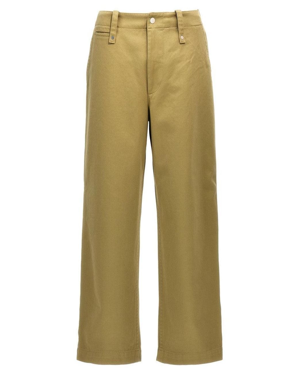 Burberry Natural Cotton Trousers for men