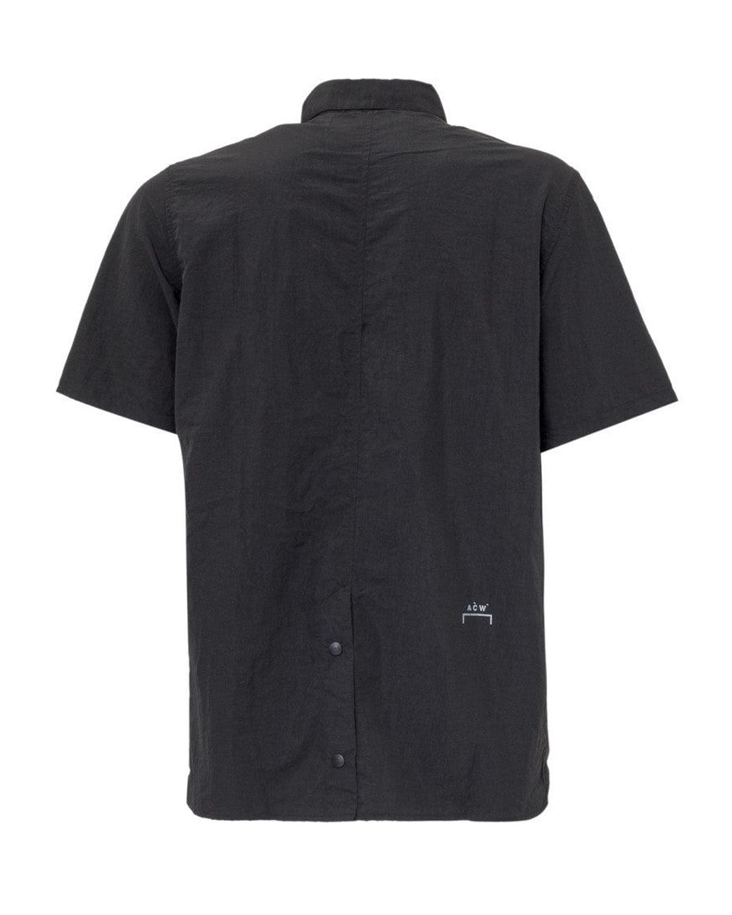 A_COLD_WALL* Black Regular Solid Shirt for men