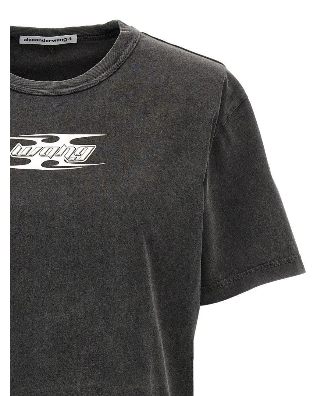 Alexander Wang Black Logo T-Shirt