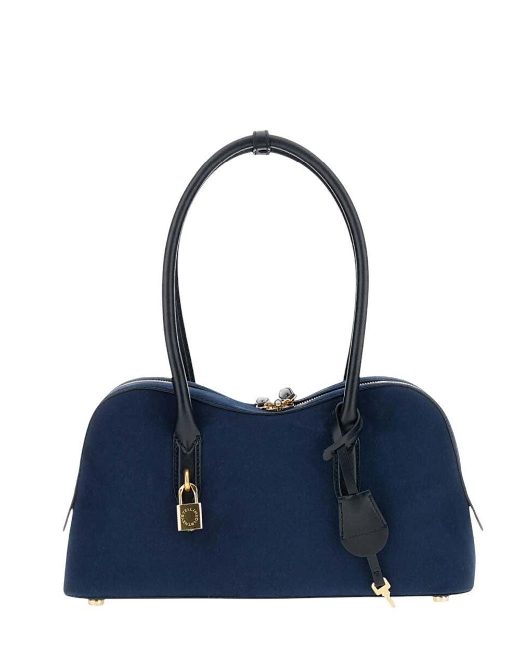 Stella McCartney Blue Dark Ryder Large Shoulder Bag