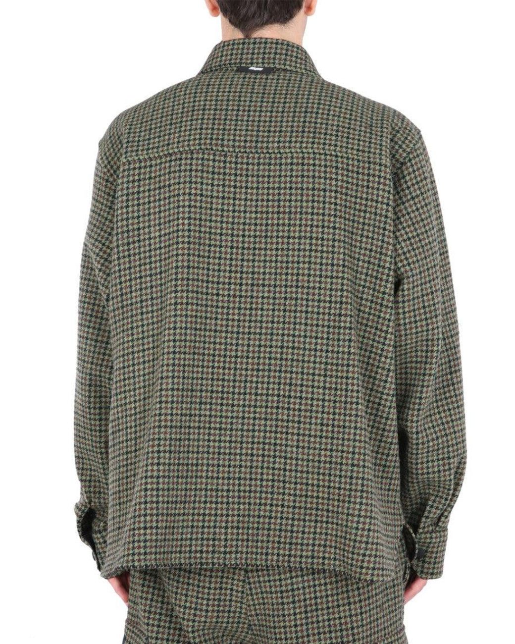 MSGM Green Oversized Shirt for men
