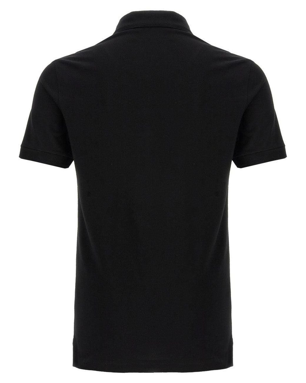 Dolce & Gabbana Black Embroidery Piquet Polo for men