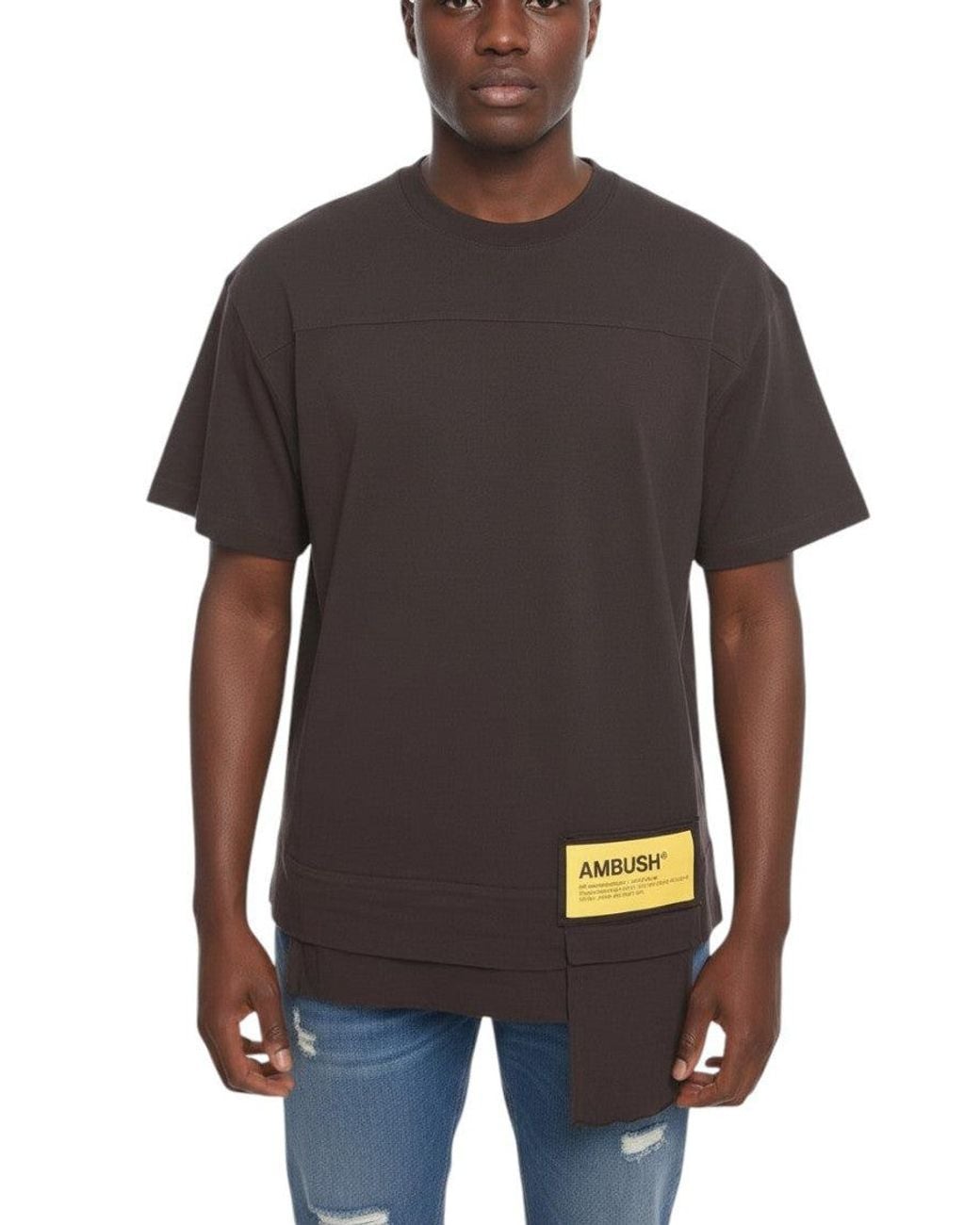 Ambush Black Crew Neck T-Shirt for men