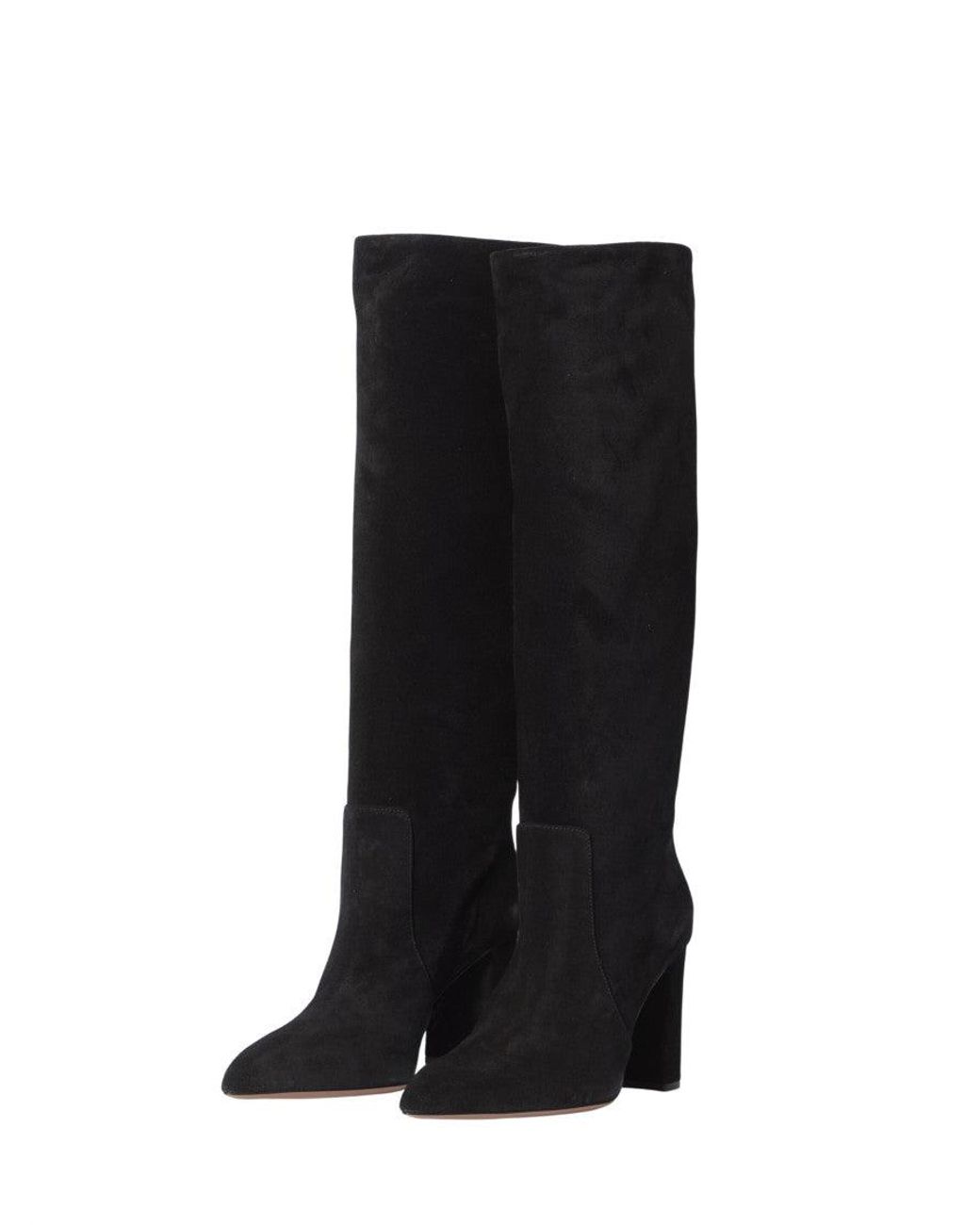 Paris Texas Black Suede Boots