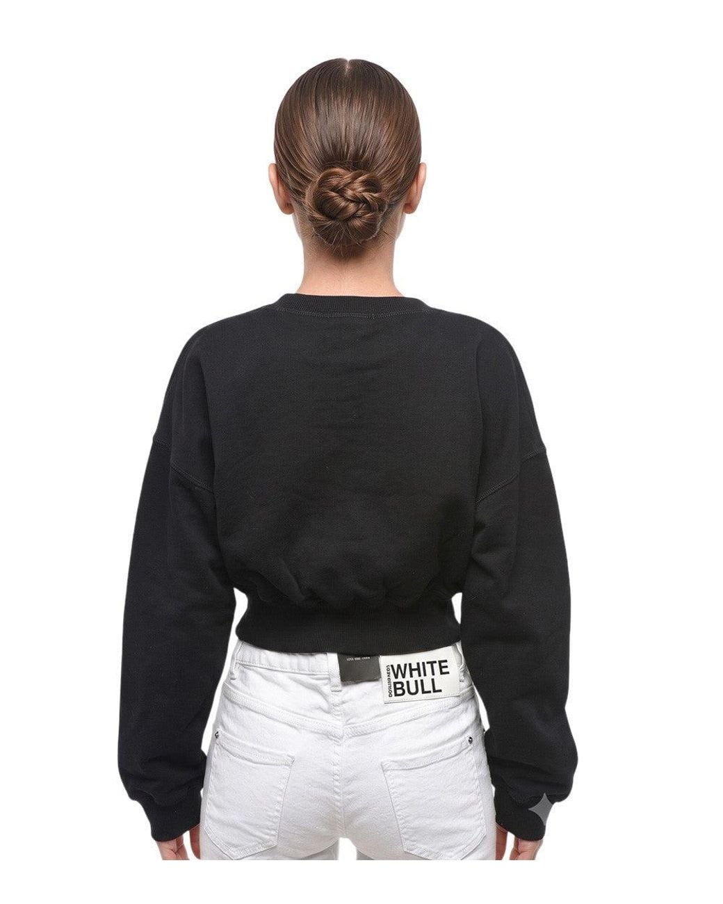 DSquared² Black Logo Crew Neck Sweatshirt