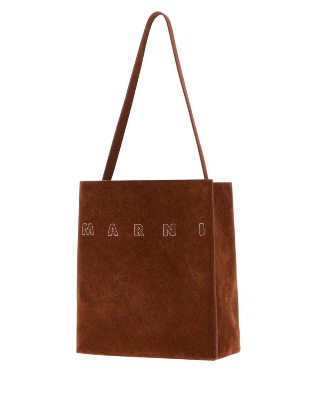 Marni Brown Museo Small Hobo