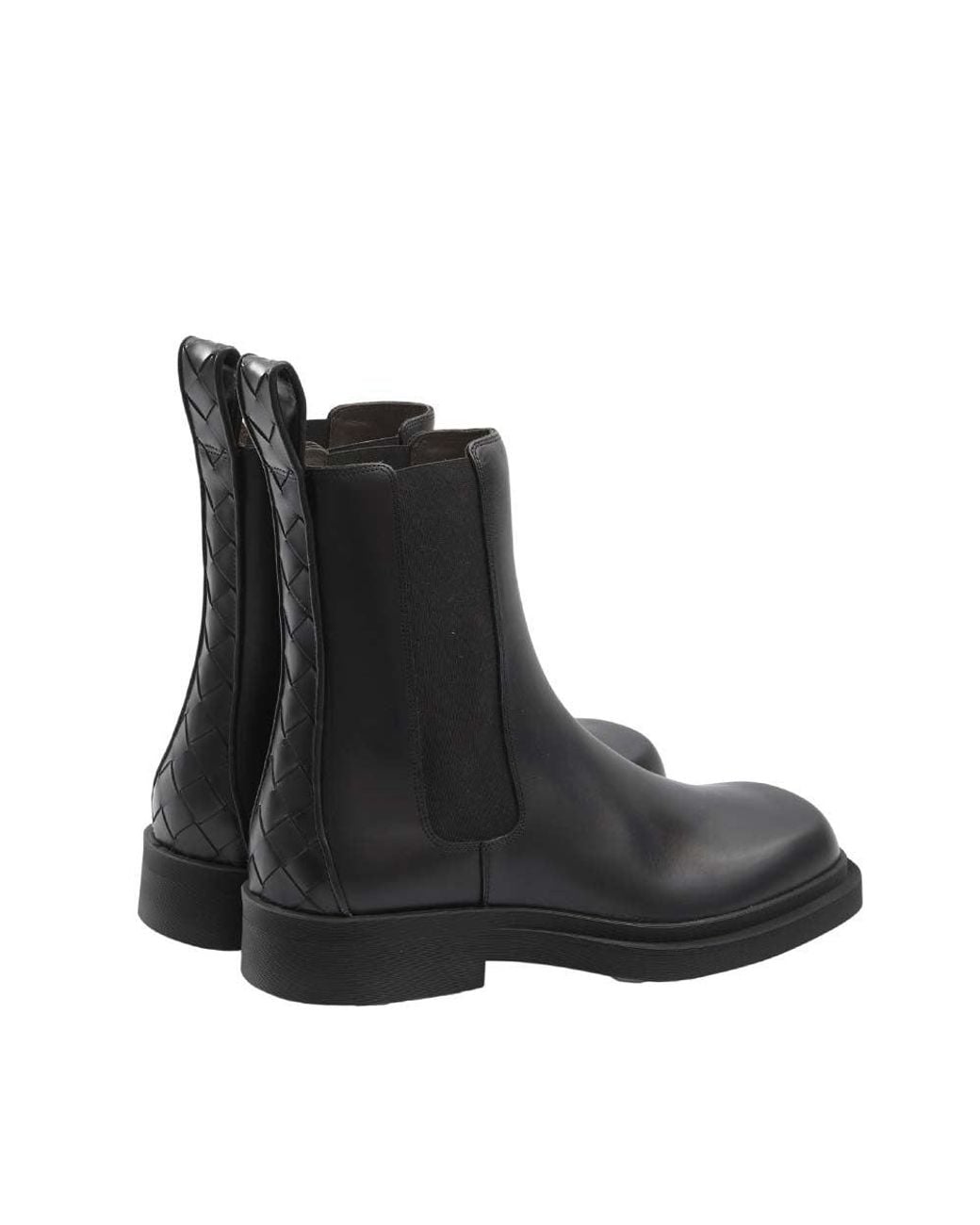 Bottega Veneta Black Ben Chelsea Boots for men